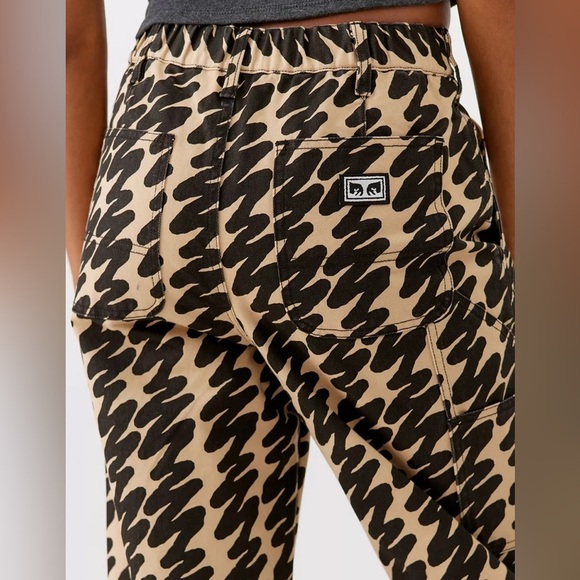 OBEY Brighton Printed Carpenter Pant 25 - Picture 3 of 15
